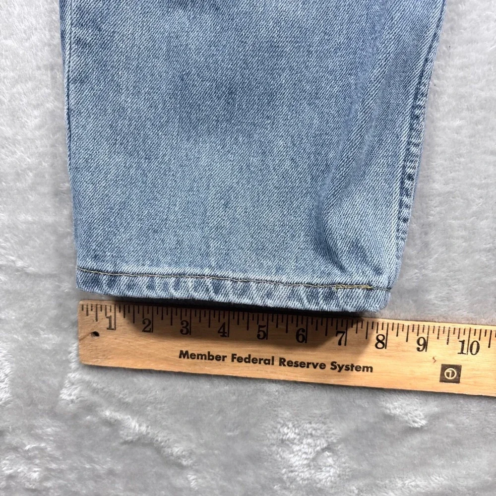 Vintage Y2K Levi's 550 Relaxed Fit Jeans Mens 34x34 Light Wash Blue Tapered Leg